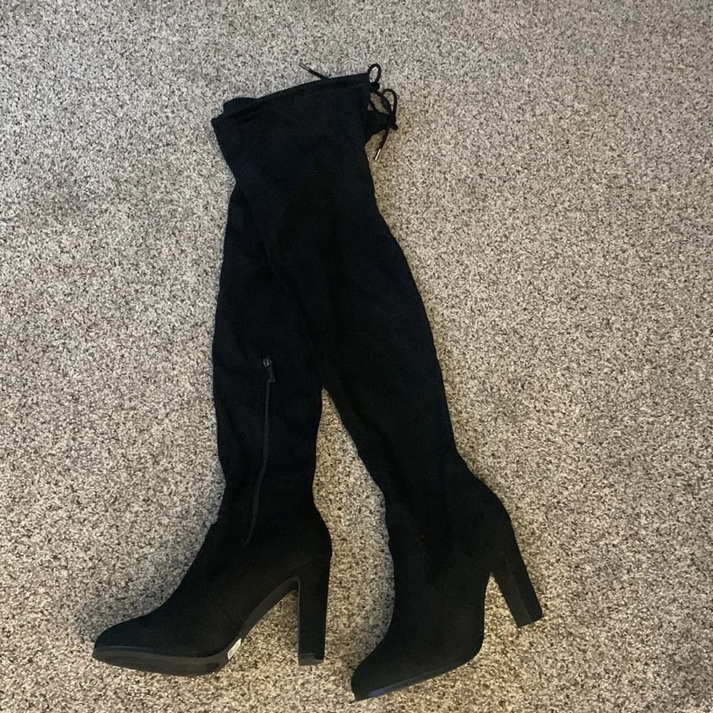 Cape Robbin black over the knee boots size 9